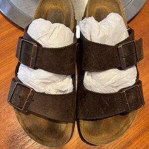 Brown Leather Women's Sandals